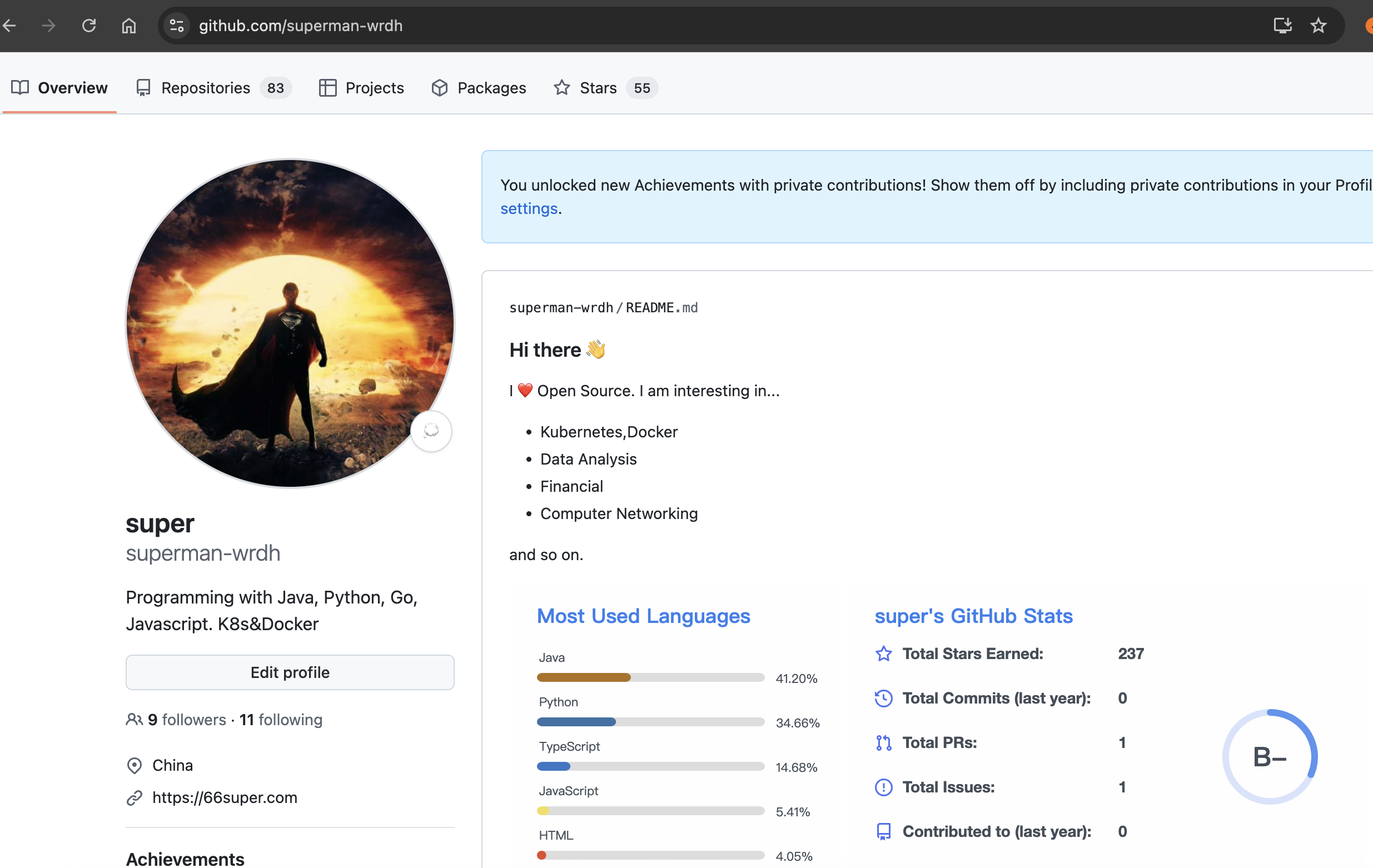 我的github